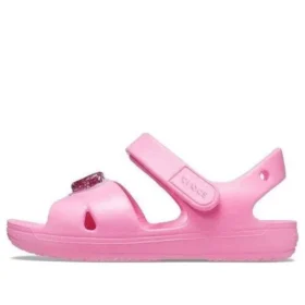 Classic Cross-Strap Charm Sandalias «Pink»