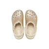 Classic Glitter Lined Clog «Gold White»