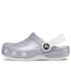 Classic Glitter Sandal «Silver White»