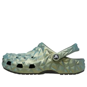 Classic Iridescent Geometric Classic Clog «Verde»