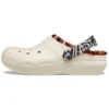 Classic Lined Clog Animal Remix «Negro»