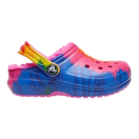 Classic Lined Clog con estampado Tie-Dye «Azul Rosa»