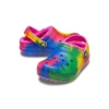 Classic Lined Clog con estampado Tie-Dye «Azul Rosa»