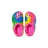 Classic Lined Clog con estampado Tie-Dye «Azul Rosa»