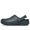 Classic Lined Clog con Glitter negro y purpurina «Starry Skies»