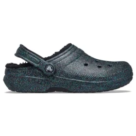 Classic Lined Clog con Glitter negro y purpurina «Starry Skies»