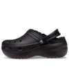 Classic Lined Clog con plataforma «Black»