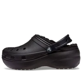 Classic Lined Clog con plataforma «Black»