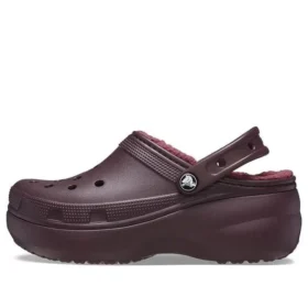 Classic Lined Clog con plataforma «Dark Cherry»