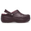 Classic Lined Clog con plataforma «Dark Cherry»