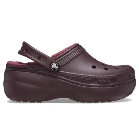 Classic Lined Clog con plataforma «Dark Cherry»