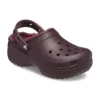 Classic Lined Clog con plataforma «Dark Cherry»