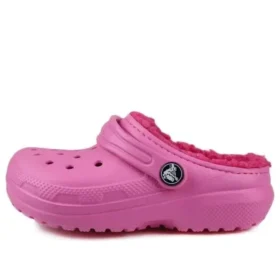 Classic Lined Clog con puntera redonda y forro «Pink»
