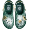 Classic Lined Clog de los Green Bay Packers de la NFL Classic Lined Clog de los Green Bay Packers de la NFL