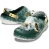 Classic Lined Clog de los Green Bay Packers de la NFL Classic Lined Clog de los Green Bay Packers de la NFL