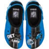 Classic Lined Clog for los Detroit Lions de la NFL Classic Lined Clog for los Detroit Lions de la NFL