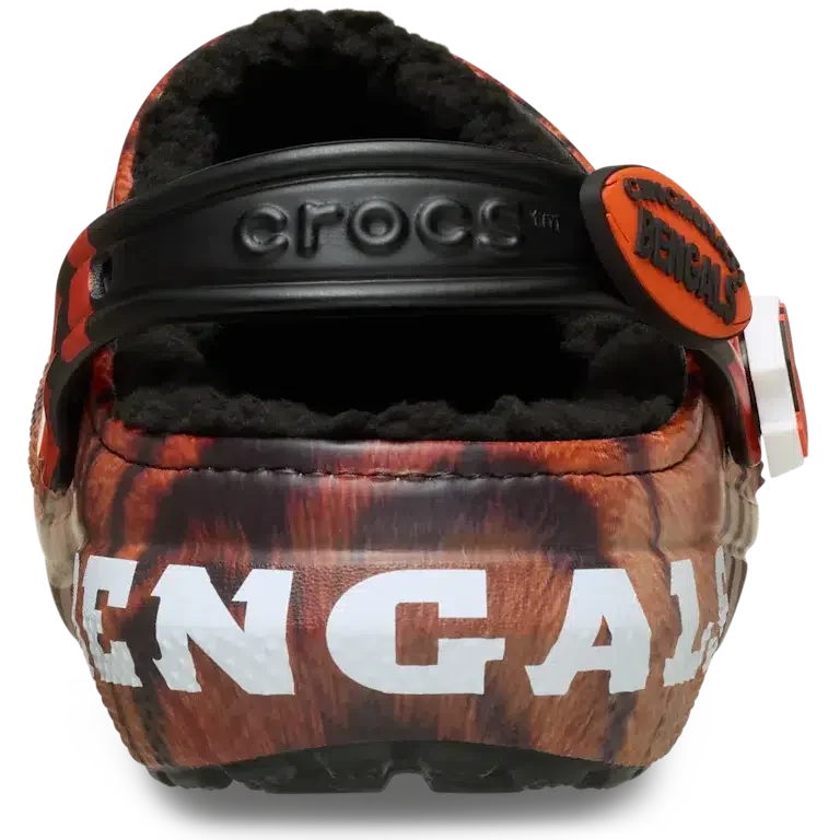 Classic Lined Clog forrados de los Cincinnati Bengals de la NFL Classic Lined Clog forrados de los Cincinnati Bengals de la NFL