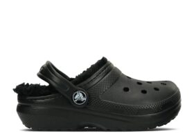 Classic Lined Clog Kids «Negro»