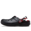 Classic Lined Clog «Negro y rojo»