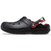 Classic Lined Clog «Negro y rojo»