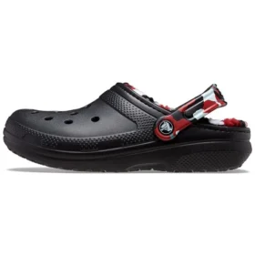 Classic Lined Clog «Negro y rojo»