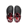 Classic Lined Clog «Negro y rojo»