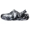 Classic Lined Clog Outdoor Sandal «Marbled White Black»