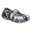 Classic Lined Clog Outdoor Sandal «Marbled White Black»