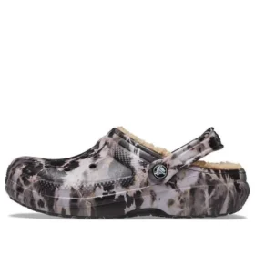 Classic Lined Clog teñido con lejía «Negro, blanco y beige»