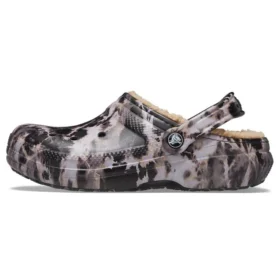 Classic Lined Clog teñido con lejía «Negro, blanco y beige»