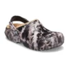 Classic Lined Clog teñido con lejía «Negro, blanco y beige»