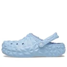 Classic Lined Geometric Clog «Azul»
