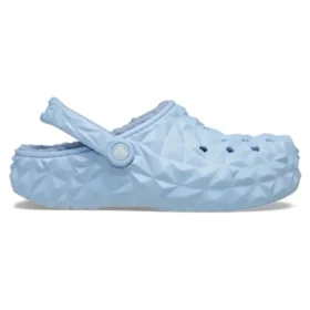 Classic Lined Geometric Clog «Azul»