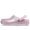 Classic Lined Glitter Zuecos «Pink»