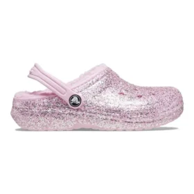 Classic Lined Glitter Zuecos «Pink»