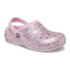 Classic Lined Glitter Zuecos «Pink»
