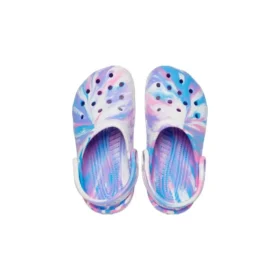 Classic Marbled Clog «Azul, morado y rosa»