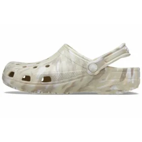 Classic Marbled Clog «Bone & Multi»