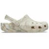 Classic Marbled Clog «Bone & Multi»