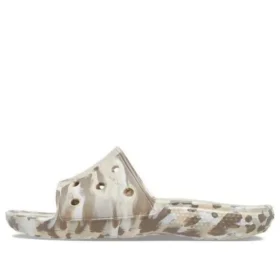 Classic Marbled Sandal «White Brown»