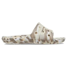 Classic Marbled Sandal «White Brown»