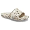 Classic Marbled Sandal «White Brown»