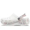 Classic Platform Americana Paisley Zuecos «Blanco»