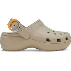 Classic Platform Clog con hebilla chapada