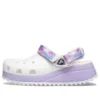 Classic Sandal casual unisex «Blanco-Púrpura»