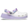 Classic Sandal casual unisex «Blanco-Púrpura»