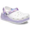 Classic Sandal casual unisex «Blanco-Púrpura»