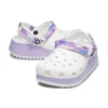 Classic Sandal casual unisex «Blanco-Púrpura»