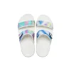 Classic Sandal colorida unisex multicolor en blanco