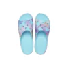 Classic Slide de plataforma con estampado de palmeras «Blue Multi-Color»